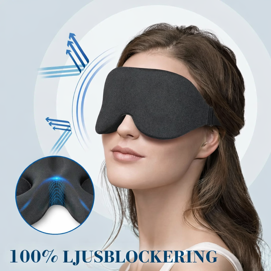 Morgonpigg TotalMörker™ Sovmask